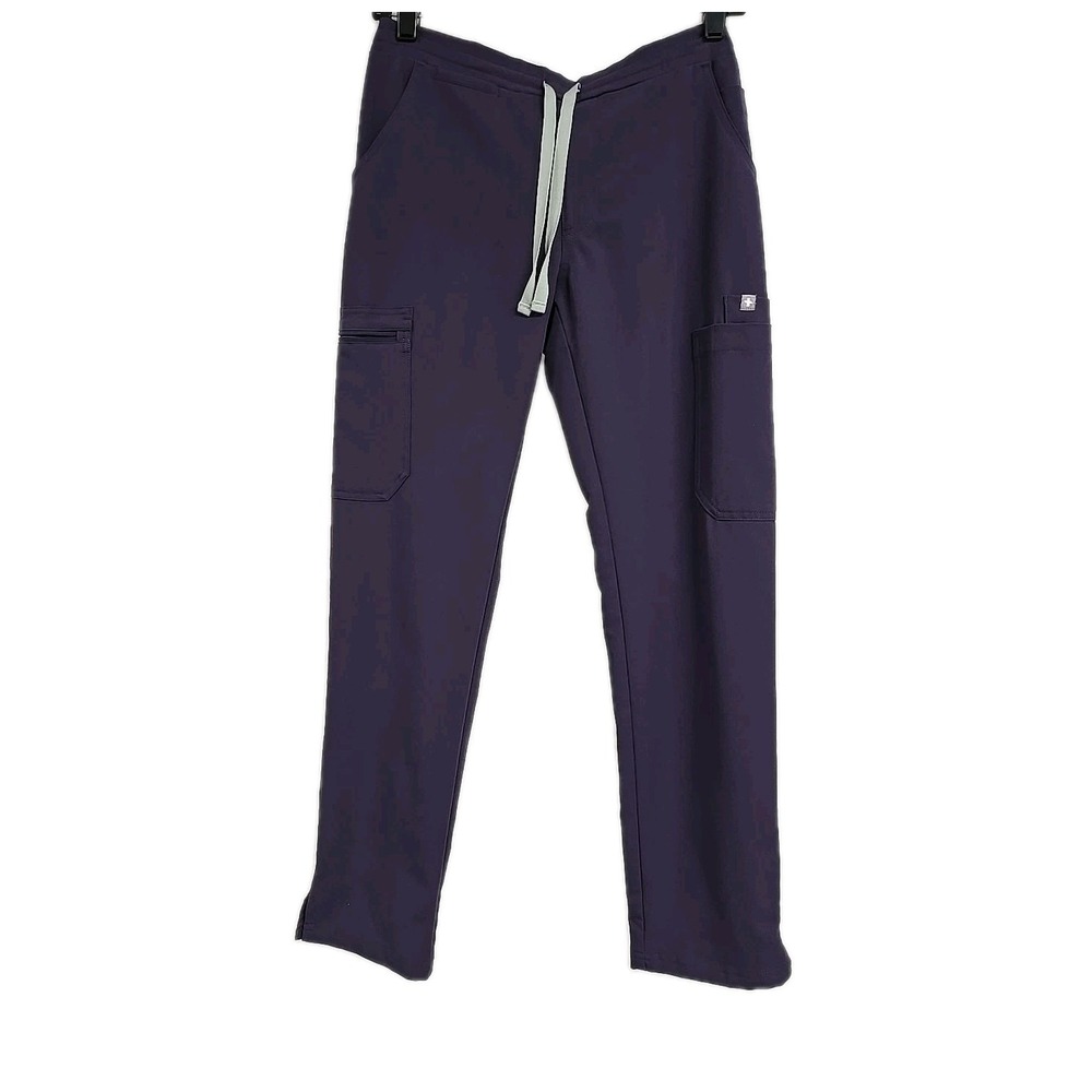 Figs Yola Skinny Scrub Pants Technical Collection Medical Purple Women's Sz XS/P